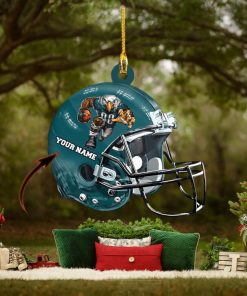 Philadelphia Eagles NFL Helmet Personalized Xmas Gift Christmas Tree Decorations Ornament