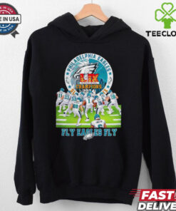 Philadelphia Eagles NFL LIX Super Bowl Champions 2024 Fly Eagles Fly stadium shirt