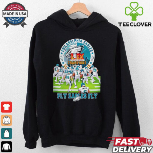 Philadelphia Eagles NFL LIX Super Bowl Champions 2024 Fly Eagles Fly stadium shirt