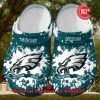West Coast Eagles AFL Classic Custom Name Crocs Clogs Shoes