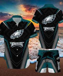 Philadelphia Eagles NFL SAS Trends Summer Beach Team Hawaiian Shirt And Short For Men Women Gift