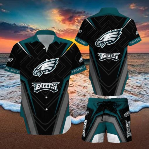 Philadelphia Eagles NFL SAS Trends Summer Beach Team Hawaiian Shirt And Short For Men Women Gift