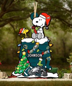 Philadelphia Eagles NFL Snoopy Ornament Personalized Christmas 2023 Holidays