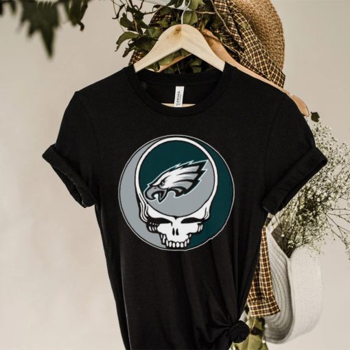 Philadelphia Eagles NFL Team Skull Grateful Dead Shirt