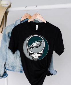 Philadelphia Eagles NFL Team Skull Grateful Dead Shirt