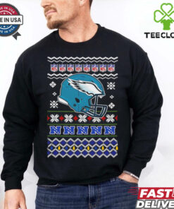 Philadelphia Eagles NFL football Christmas helmet shirt