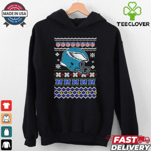 Philadelphia Eagles NFL football Christmas helmet shirt