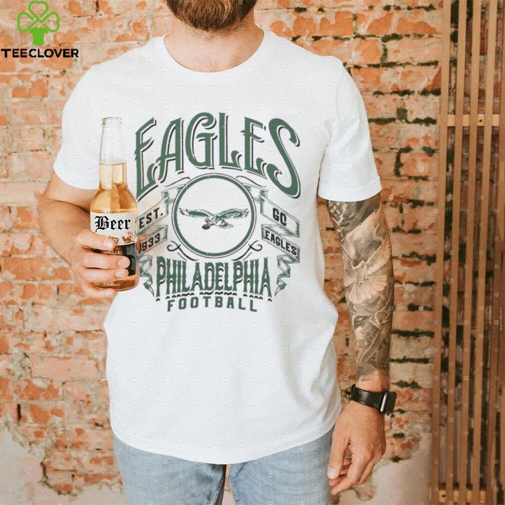 Philadelphia Eagles NFL x Darius Rucker Collection Vintage Football T-Shirt  - White
