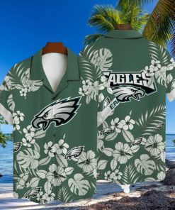 Philadelphia Eagles National Football League 3D AOP Hawaiian Shirt For Fans