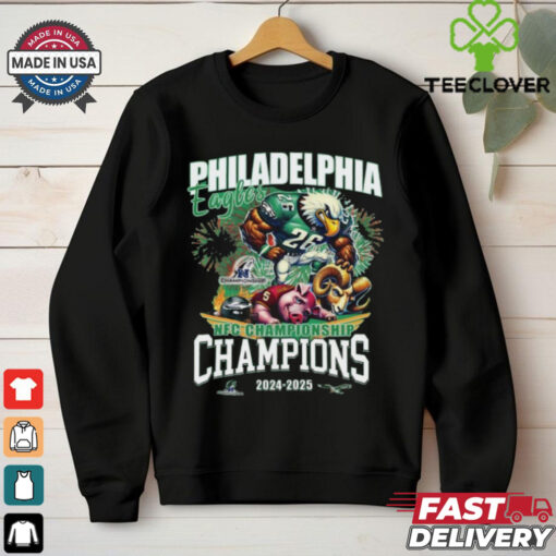 Philadelphia Eagles Nfc Championship Champions 2024 2025 T Shirt