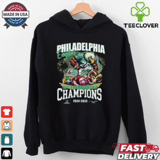 Philadelphia Eagles Nfc Championship Champions 2024 2025 T Shirt