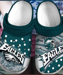 Philadelphia Eagles Nfl Football Crocs Clog Shoes