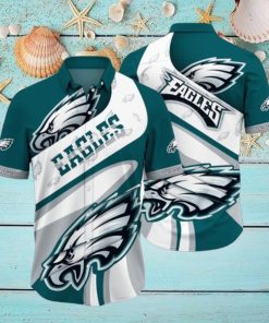 Philadelphia Eagles Nfl Hawaiian Shirt 3D Printed Aloha Shirt For Men Women