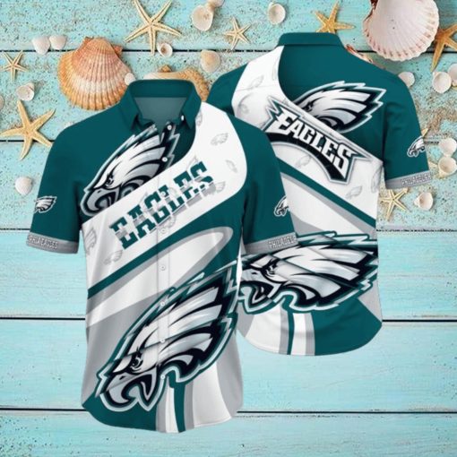 Philadelphia Eagles Nfl Hawaiian Shirt 3D Printed Aloha Shirt For Men Women