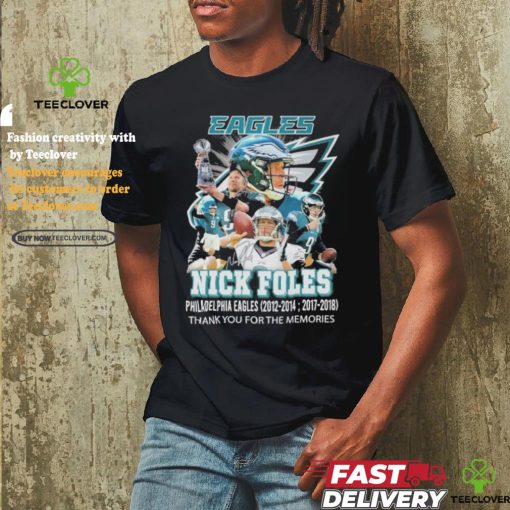 Philadelphia Eagles Nick Foles Thank You For The Memories Signatures Shirt