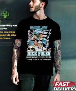 Philadelphia Eagles Nick Foles Thank You For The Memories Signatures Shirt