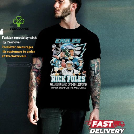 Philadelphia Eagles Nick Foles Thank You For The Memories Signatures Shirt