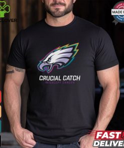 Philadelphia Eagles Nike Black 2024 NFL Crucial Catch T Shirt