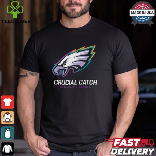 Philadelphia Eagles Nike Black 2024 NFL Crucial Catch T Shirt