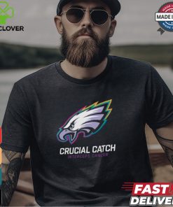 Philadelphia Eagles Nike Black 2024 NFL Crucial Catch T Shirt