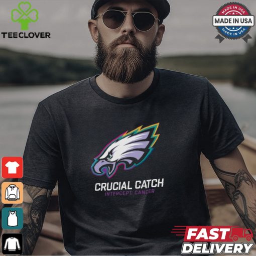 Philadelphia Eagles Nike Black 2024 NFL Crucial Catch T Shirt