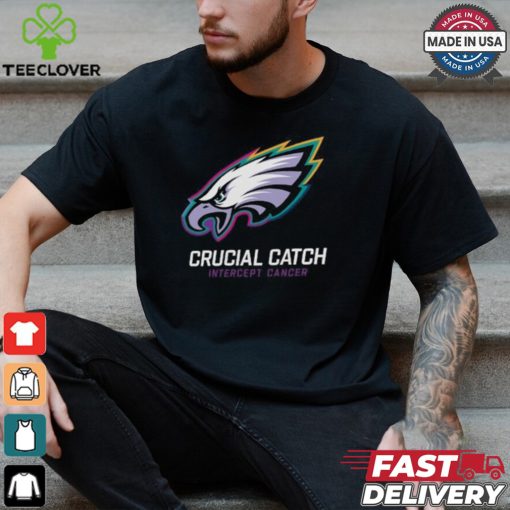 Philadelphia Eagles Nike Black 2024 NFL Crucial Catch T Shirt