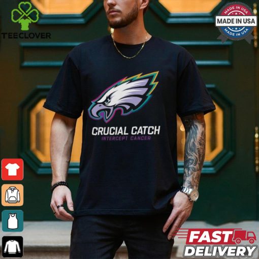 Philadelphia Eagles Nike Black 2024 NFL Crucial Catch T Shirt