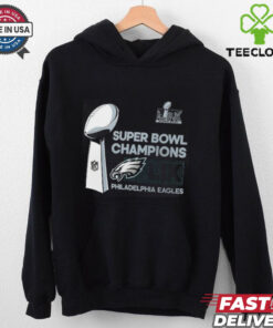 Philadelphia Eagles Nike Super Bowl LIX Champions Locker Room Trophy Collection T Shirt