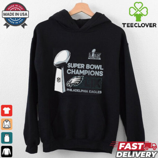 Philadelphia Eagles Nike Super Bowl LIX Champions Locker Room Trophy Collection T Shirt