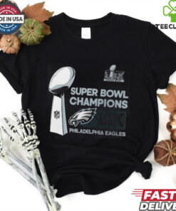 Philadelphia Eagles Nike Super Bowl LIX Champions Locker Room Trophy Collection T Shirt