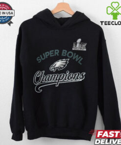 Philadelphia Eagles Nike Unisex Super Bowl LIX Champions Tailsweep T Shirt