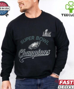 Philadelphia Eagles Nike Unisex Super Bowl LIX Champions Tailsweep T Shirt