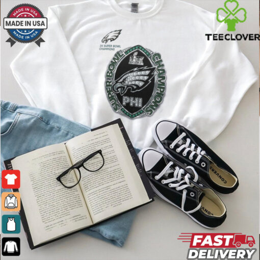 Philadelphia Eagles Nike Women’s Two Time Super Bowl Champions Ring T Shirt