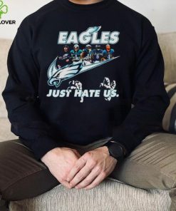 Official Nfl Philadelphia Eagles Nike Just Hate Us Signatures Shirt,  hoodie, sweater, long sleeve and tank top
