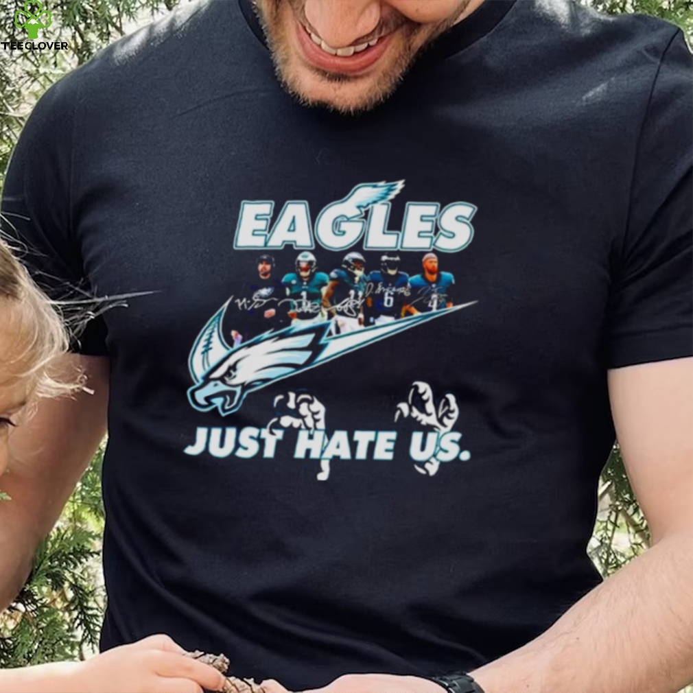 Nike Philadelphia Eagles Just Hate Us T-shirt - Kaiteez