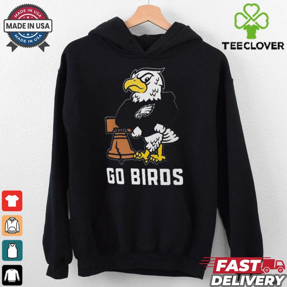Philadelphia Eagles Philadelphia Phillies Go Birds Mascot Bell T shirts Philadelphia Eagles Philadelphia Phillies Go Birds Mascot Bell T shirts