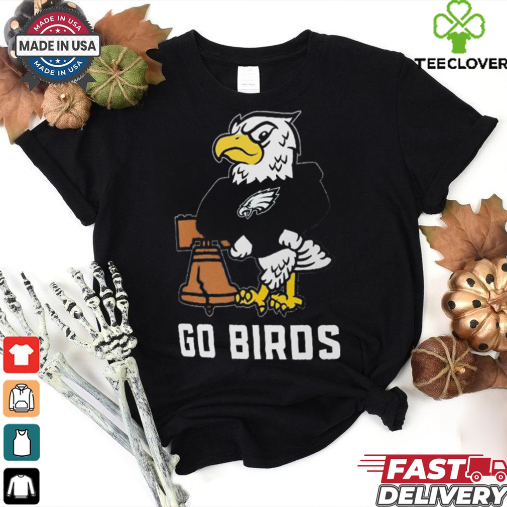 Philadelphia Eagles Philadelphia Phillies Go Birds Mascot Bell T shirts Philadelphia Eagles Philadelphia Phillies Go Birds Mascot Bell T shirts