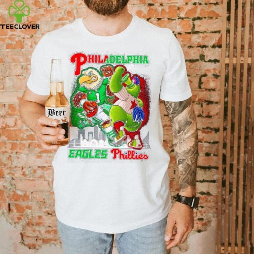 Philadelphia Eagles Phillies Mascot T Shirt