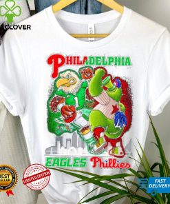 Philadelphia Eagles Phillies Mascot T Shirt