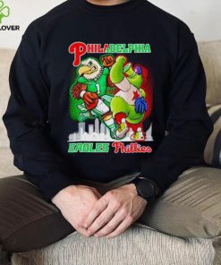 Philadelphia Eagles Phillies mascot skyline hoodie, sweater, longsleeve, shirt v-neck, t-shirt