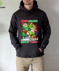 Philadelphia Eagles Phillies mascot skyline hoodie, sweater, longsleeve, shirt v-neck, t-shirt