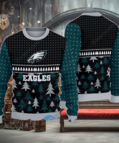 Philadelphia Eagles Pine Trees Ugly Christmas Sweater