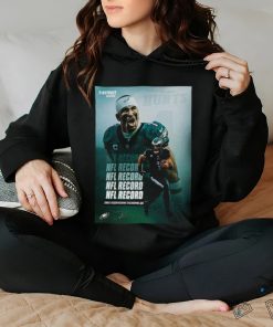 Philadelphia Eagles Player Jalen Hurts Got New NFL Record Of Single Season Rushing Touchdowns NFL Official Poster shirt