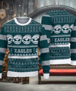 Philadelphia Eagles Pumpkin Ugly Christmas Sweater 3D Gift For Fans