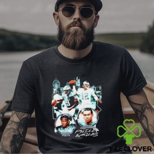 Philadelphia Eagles Qb Line Up Graphic Shirt