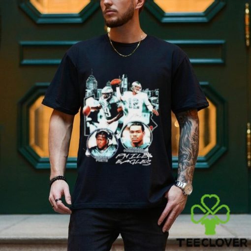 Philadelphia Eagles Qb Line Up Graphic Shirt