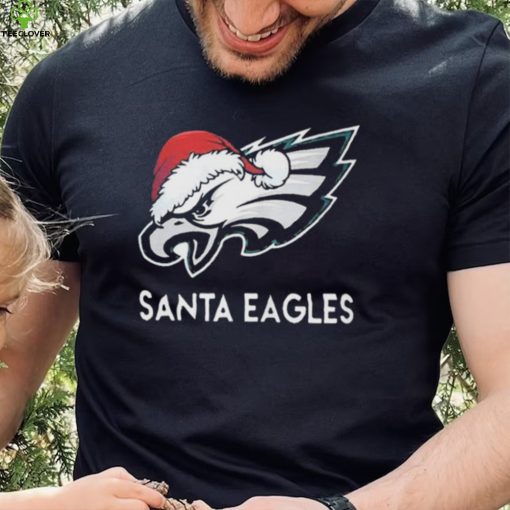 Philadelphia Eagles Santa Eagles NFL Logo Christmas Shirt