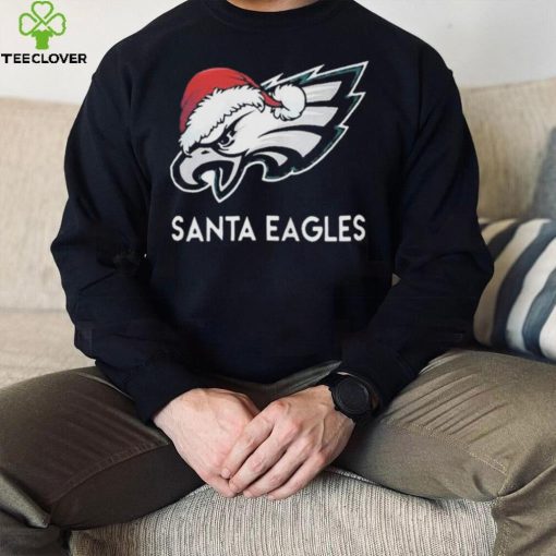 Philadelphia Eagles Santa Eagles NFL Logo Christmas Shirt