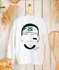 Philadelphia Eagles Saquon Barkley blank face signature shirt