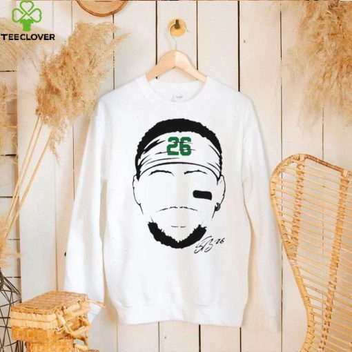 Philadelphia Eagles Saquon Barkley blank face signature hoodie, sweater, longsleeve, shirt v-neck, t-shirt